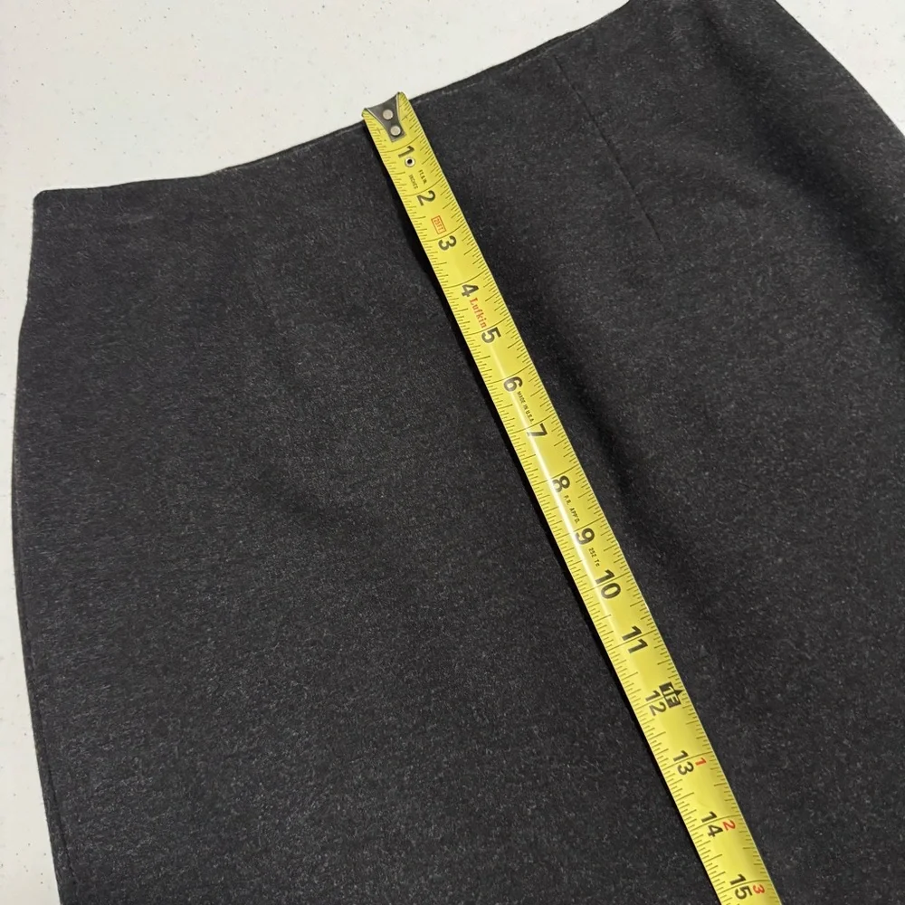 Eileen Fisher Stretch Pencil Skirt Charcoal Black Small